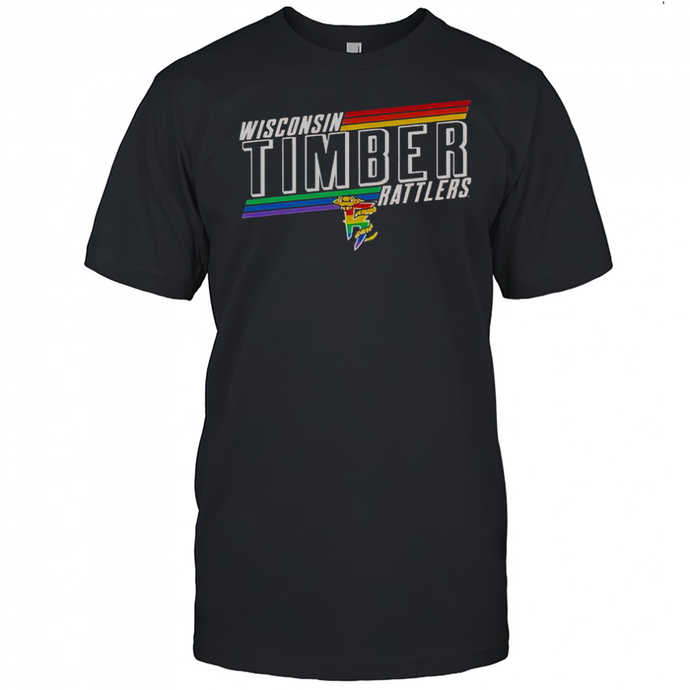 Wisconsin Timber Rattlers Pride Night T-Shirt