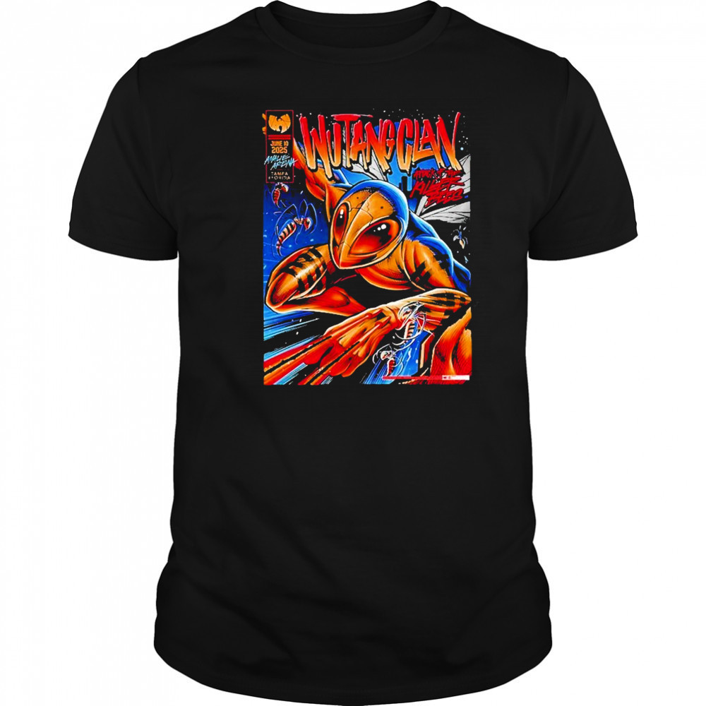 Wu Tang Clan Tonight Poster Edition For Tampa Florida At Amalie Arena On June 10 2025 shirt