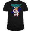 Borkstronaut On Duty Corgi Space Dog Astronaut Corgi Lover Galaxy shirt