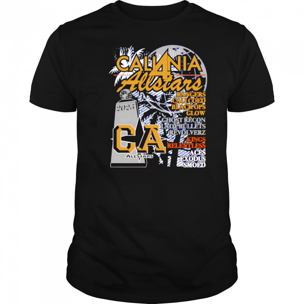 CALI4NIA Allstars 2025 World Champions shirt