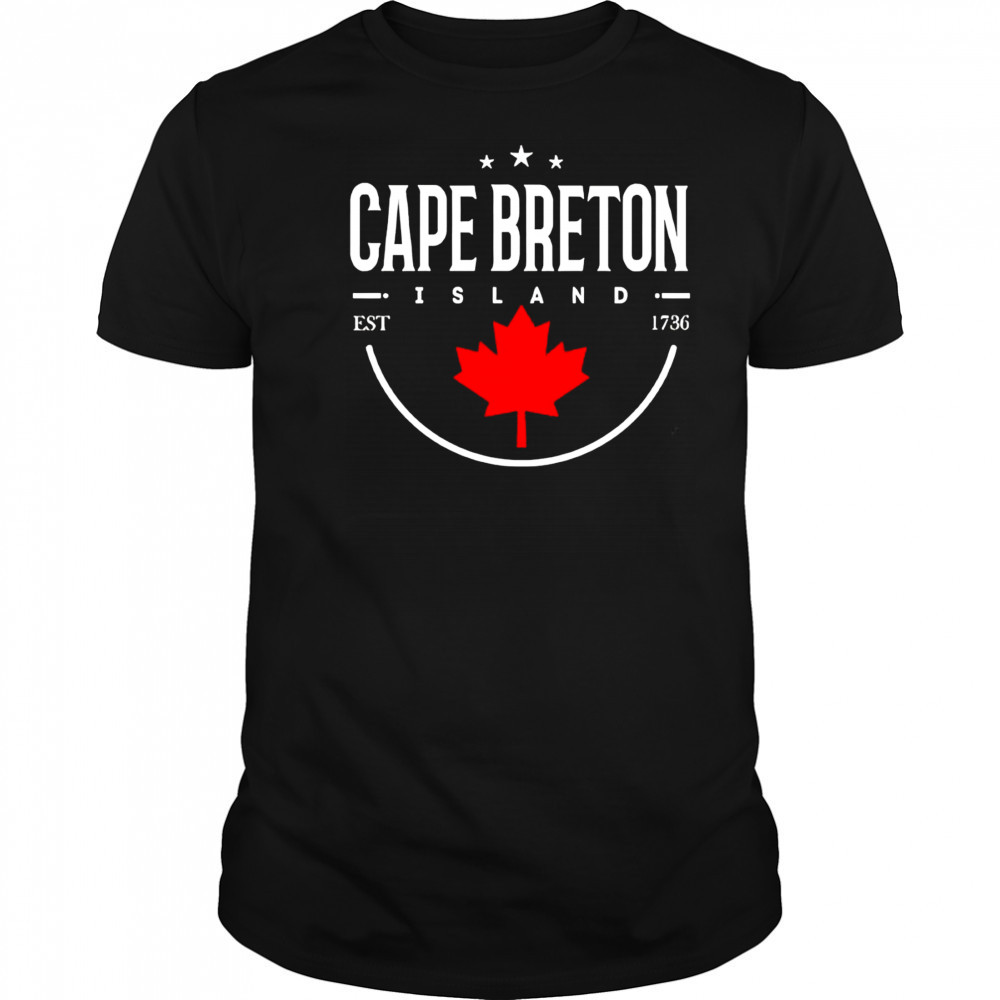 Cape Breton Island est 1736 shirt
