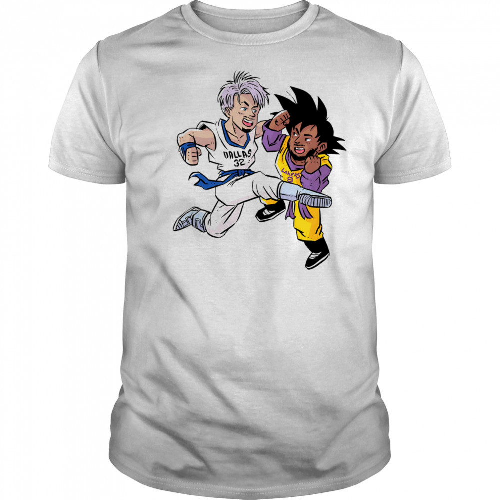 Cooper Flagg vs Bronny James Dragon Ball shirt