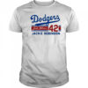 Dodgers Jackie Robinson 42 Signature shirt