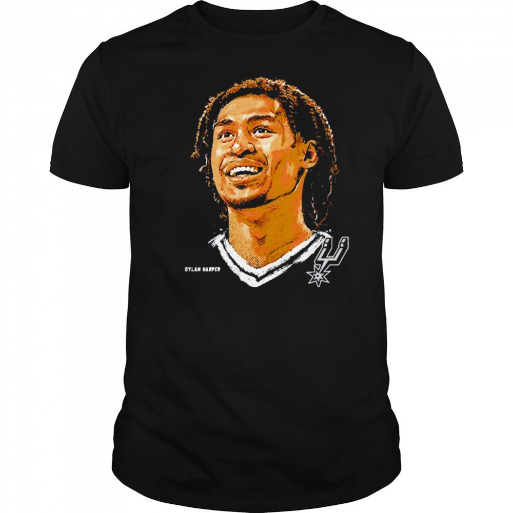 Dylan Harper San Antonio Spurs portrait shirt