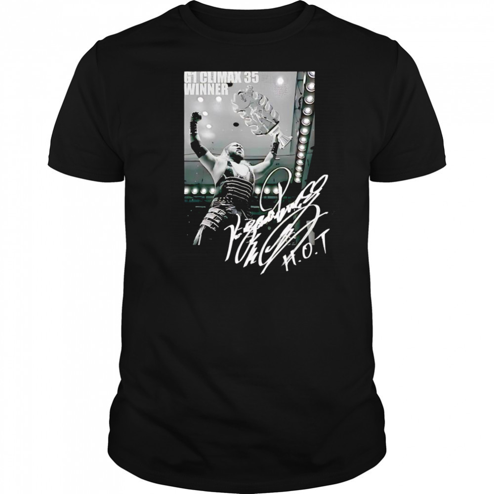 G1 Climax 35 winner shirt
