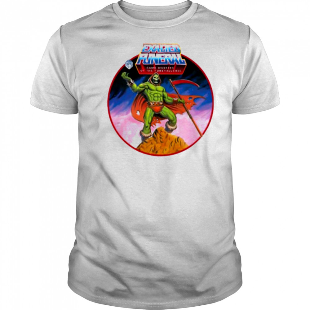 Game Masters of the Funeral verse Skully tor Ringer shirt