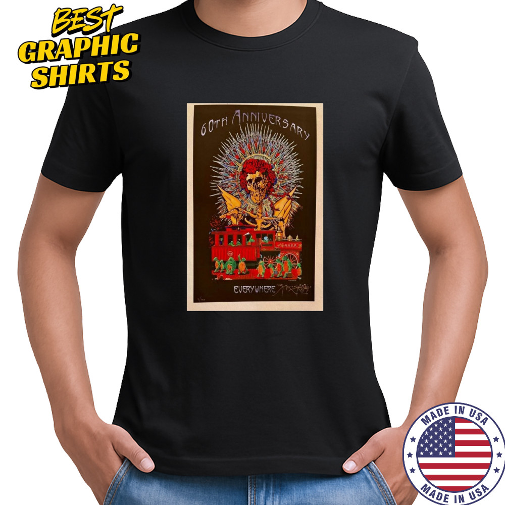 Grateful Dead 60th Anniversary Poster T-Shirt