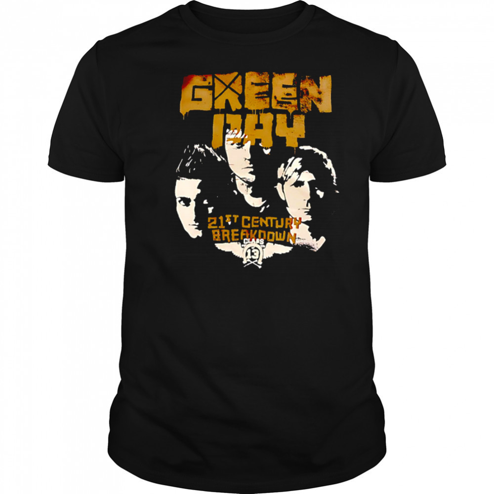 Green Day 21st Century Breakdown retro shirt