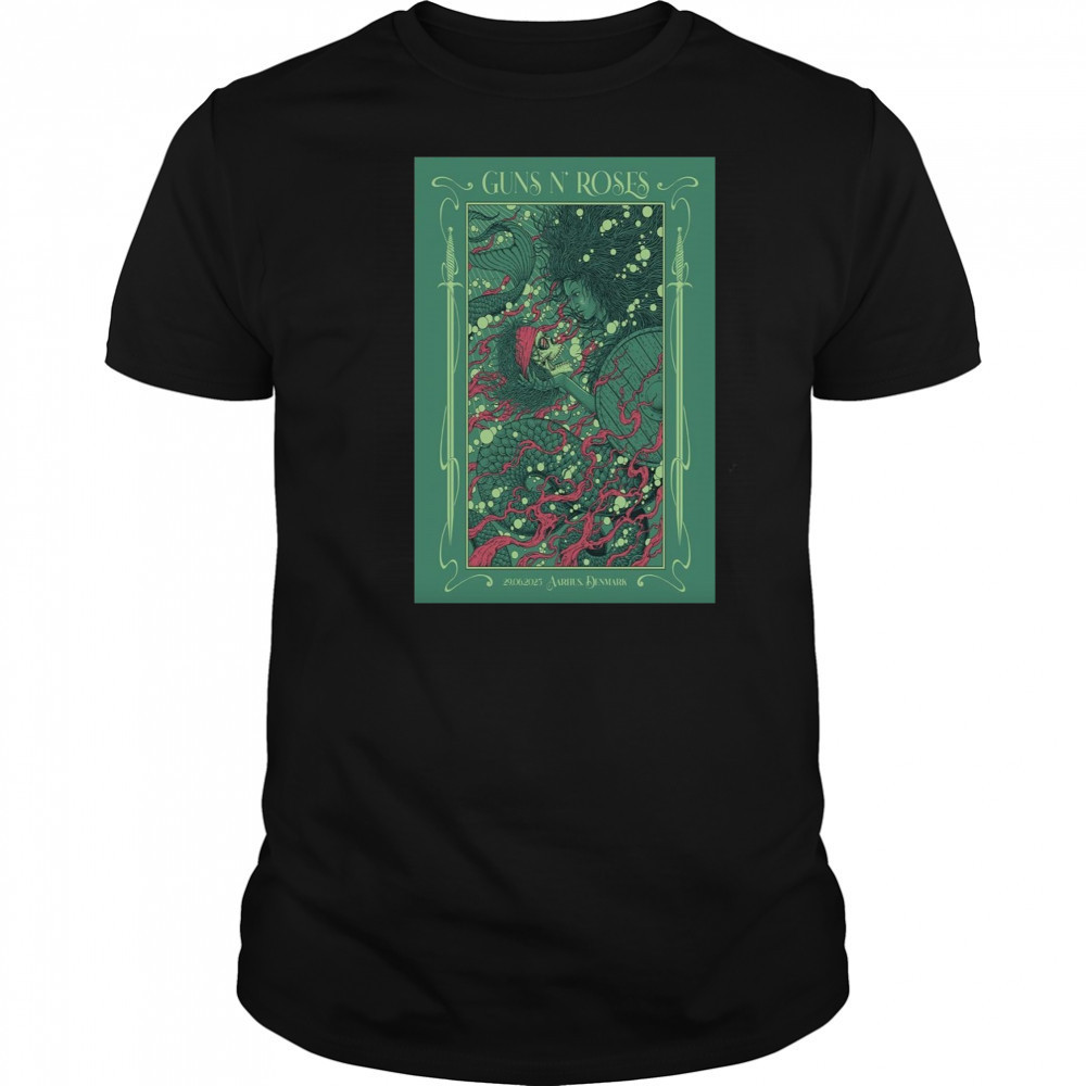 Guns N’ Roses Poster June 29 2025 Eskelunden Aarhus DK T-Shirt