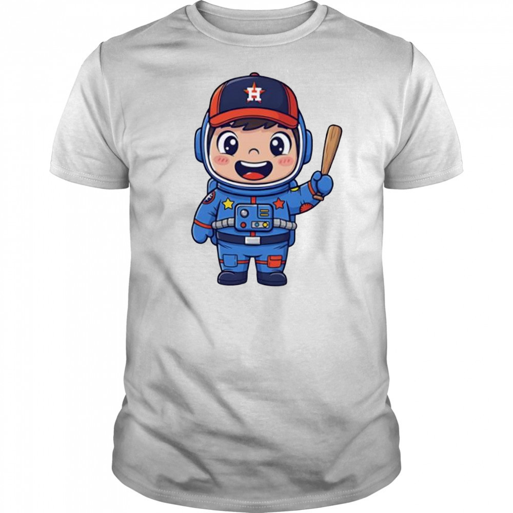 Houston Astros Cartoon Astronaut shirt