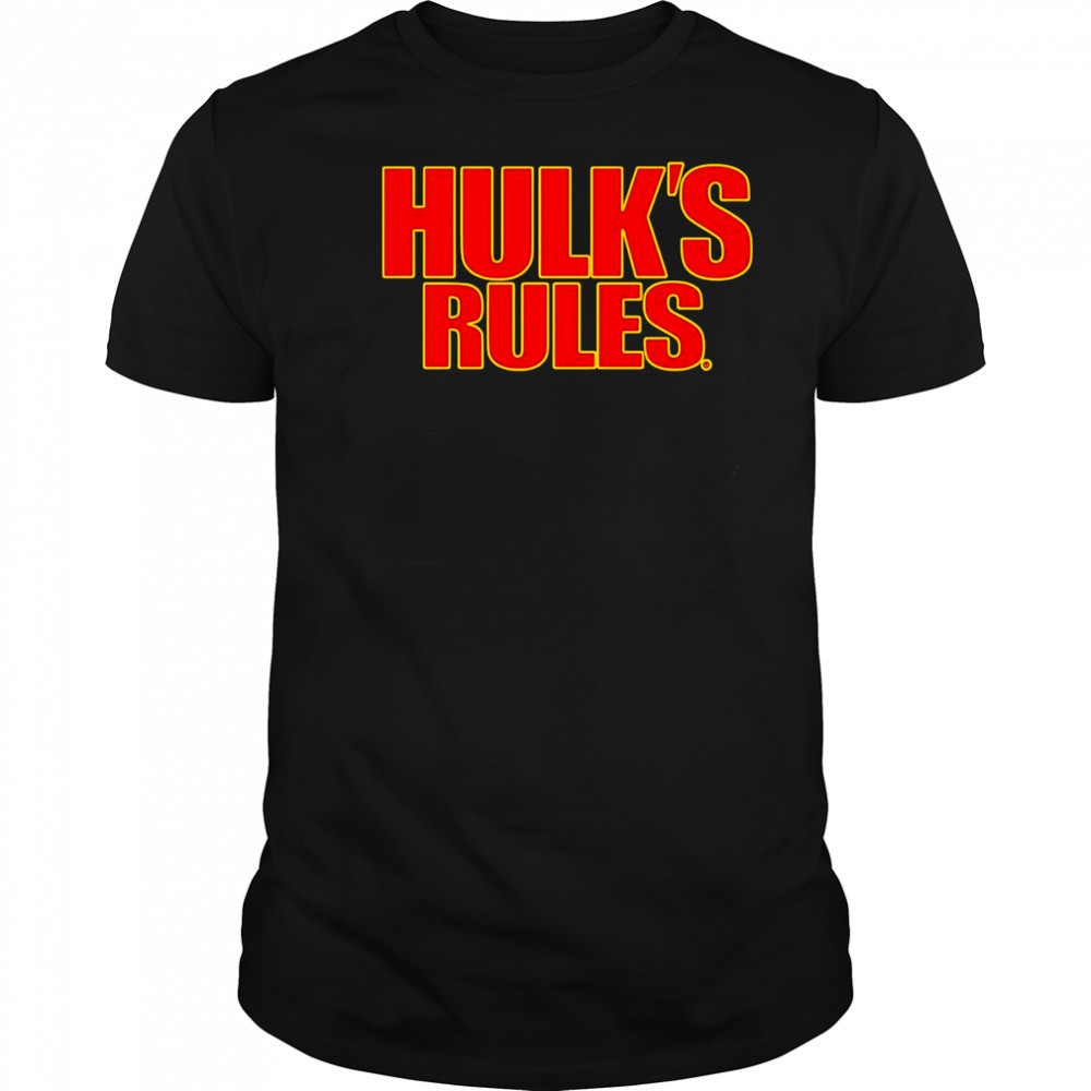 Hulk Hogan Hulk’s Rules shirt