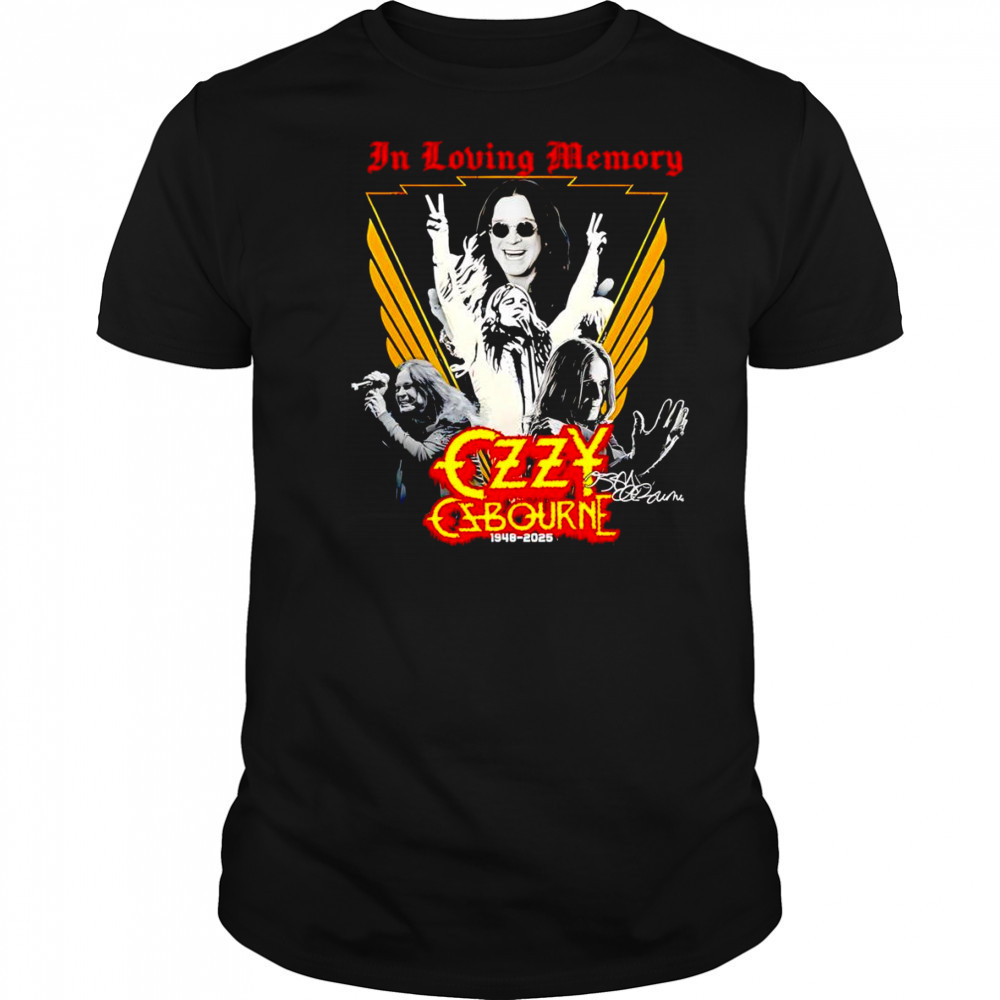In loving memory Ozzy Osbourne 1948 2025 shirt