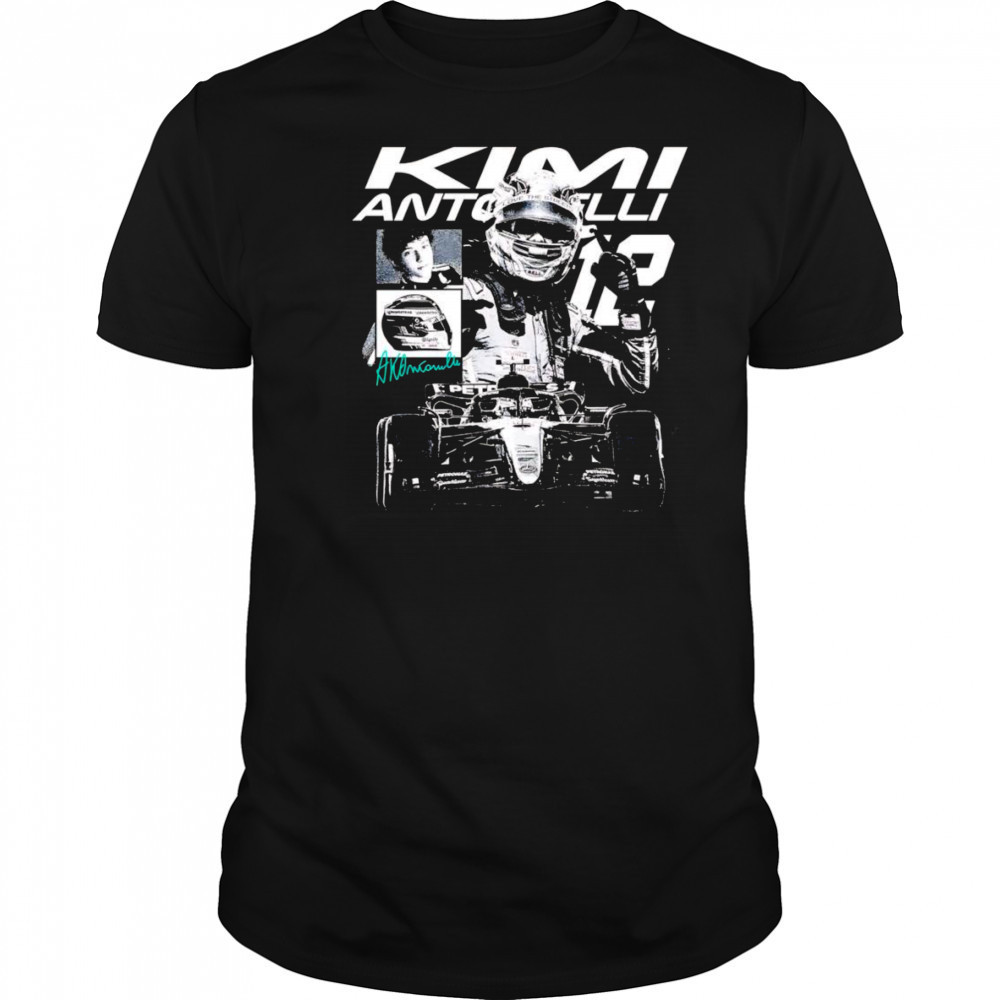 Kimi Antonelli signature graphic shirt