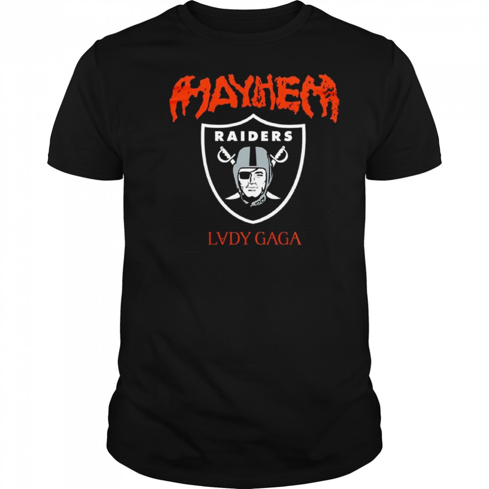 Lady Gaga Las Vegas Raiders The Mayhem Ball Tour 2025 Shirt