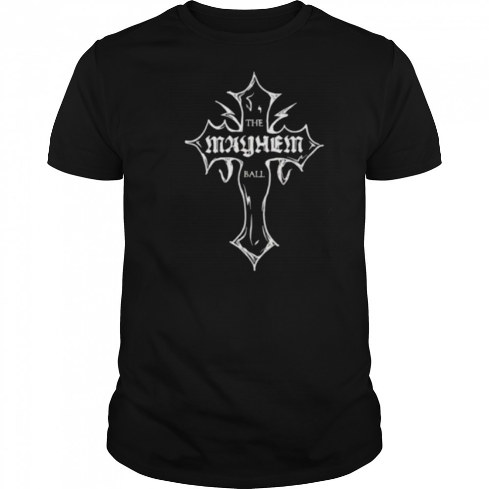 Lady Gaga The Mayhem Ball cross shirt