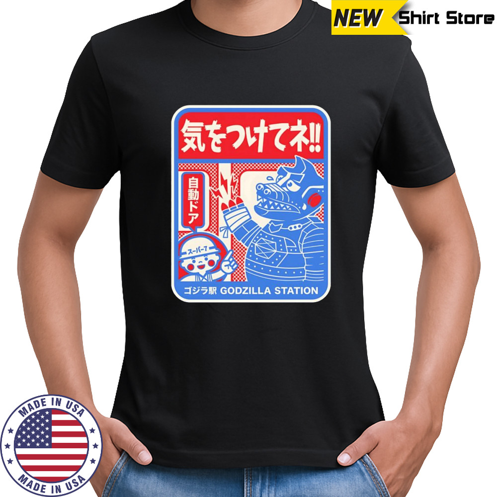 Mechagodzilla Subway Sign Super7 Pop Up shirt