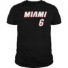 Miami Heat LeBron James #6 adidas Shirt
