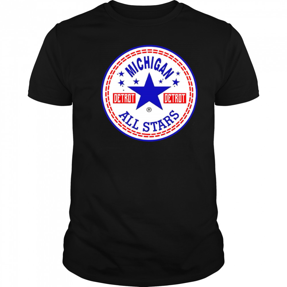 Michigan Detrot all stars logo shirt