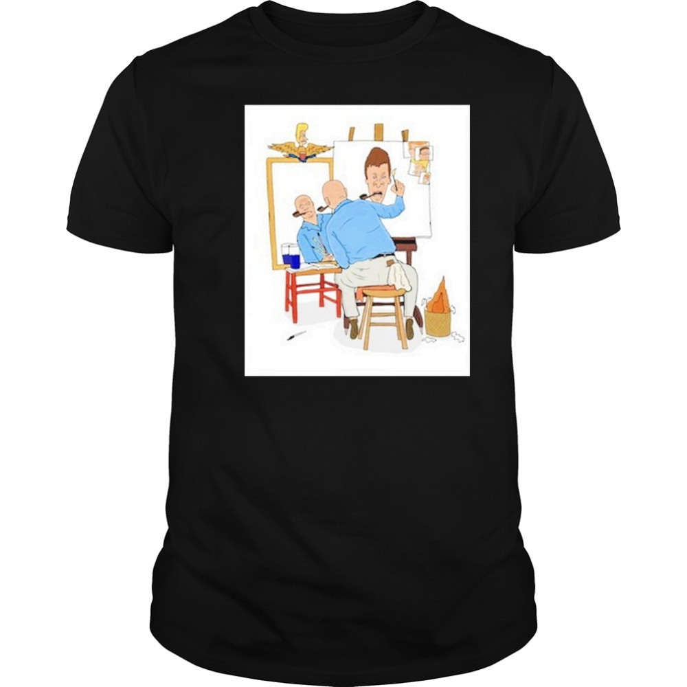 Mike Judge Painting Butthead Shirt