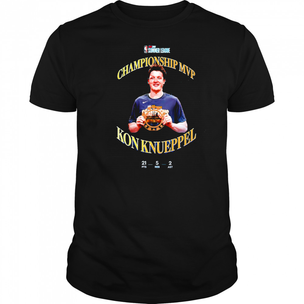 NBA Summer League 2025 Championship MVP Kon Knueppel Charlotte Hornets shirt