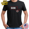 New England Revolution 508 Area Code State shirt