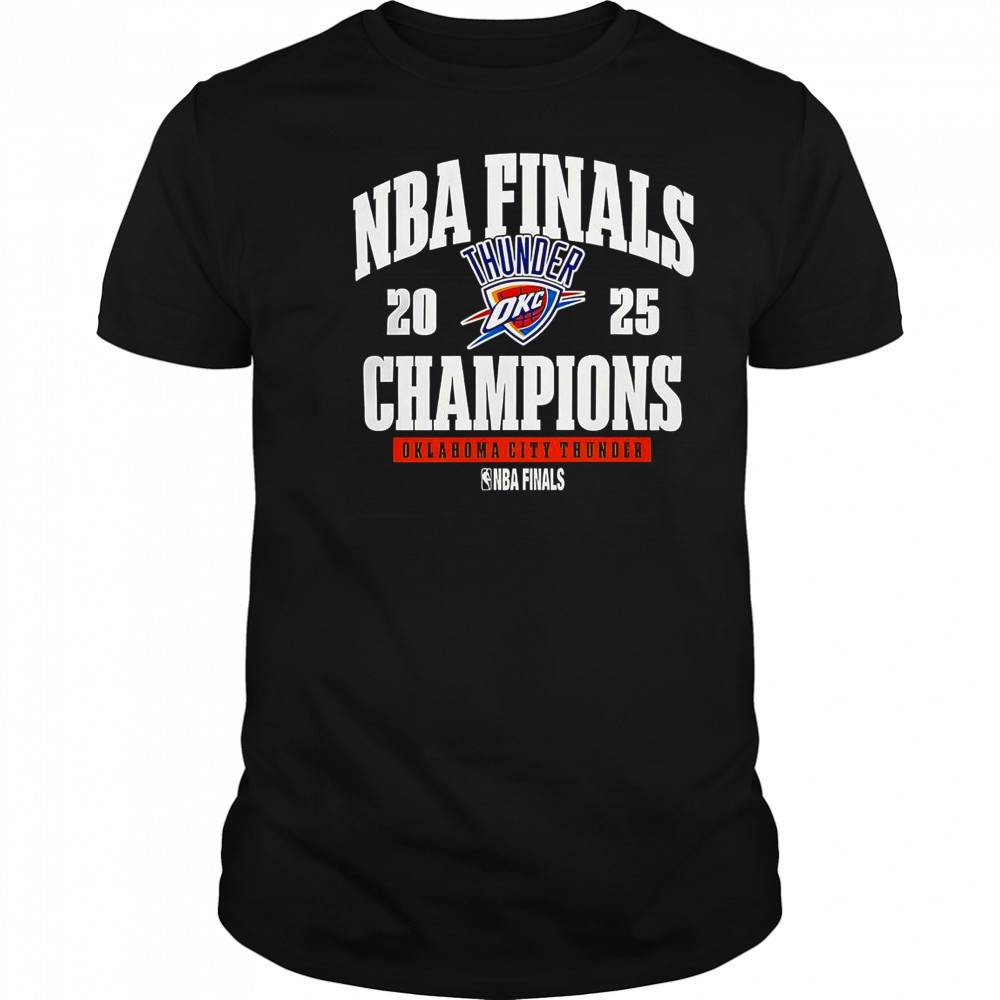 Oklahoma City Thunder 2025 NBA Finals Champions T-Shirt