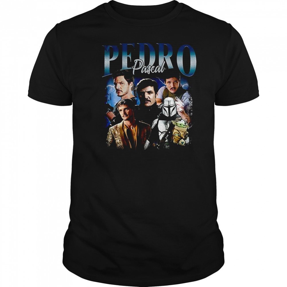 Pedro Pascal Mandalorian Fantastic Four graphic vintage shirt