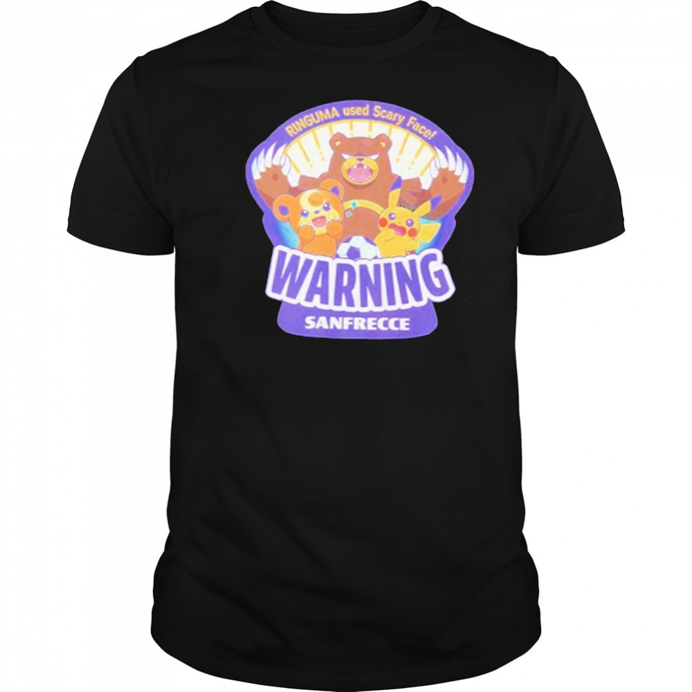 Pokemon Warning Sanfrecce Hiroshima 2025 T-Shirt