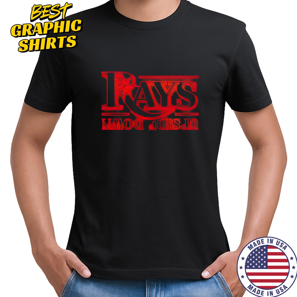 Rays x Stranger Things upside down shirt