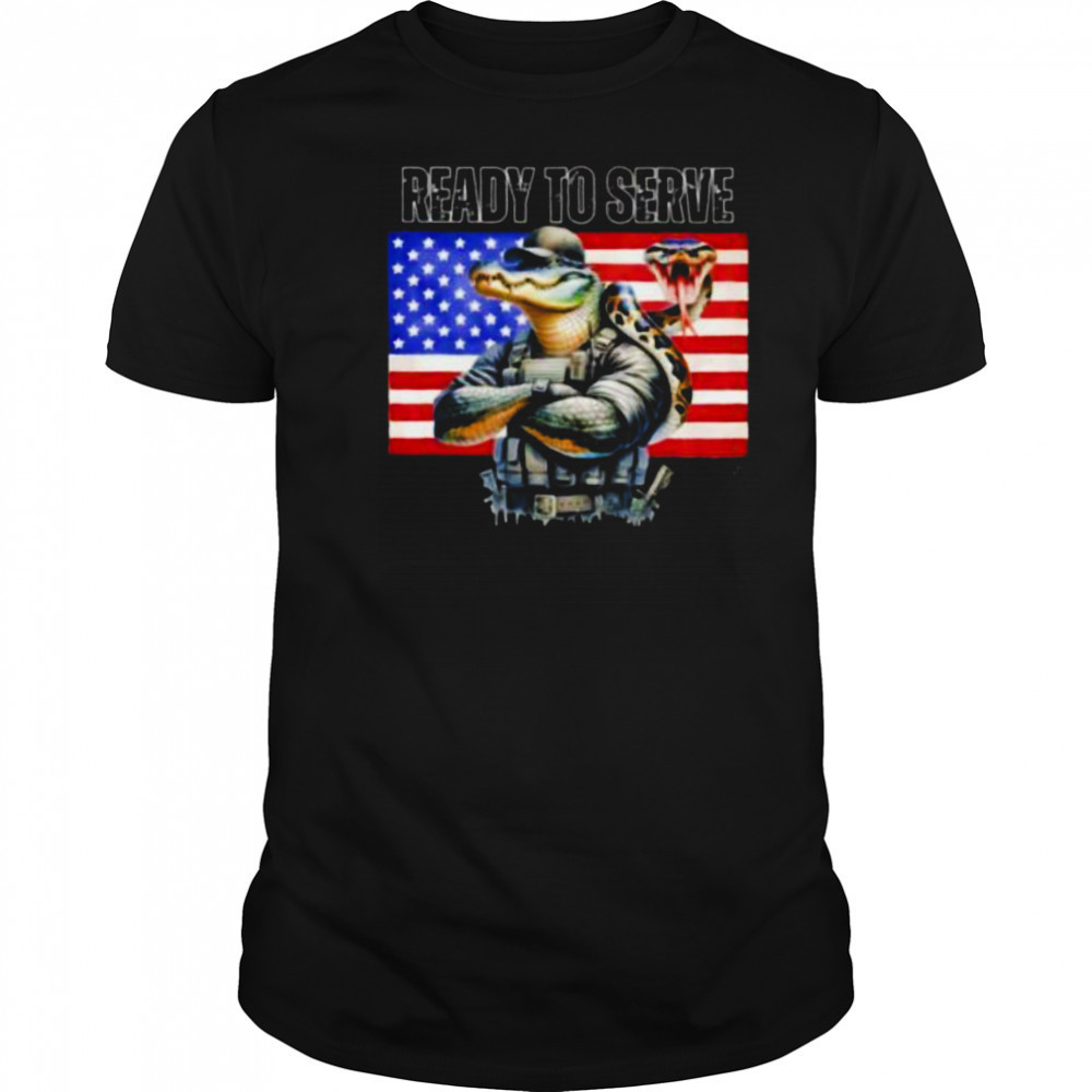 Ready to serve Alligator Alcatraz shirt