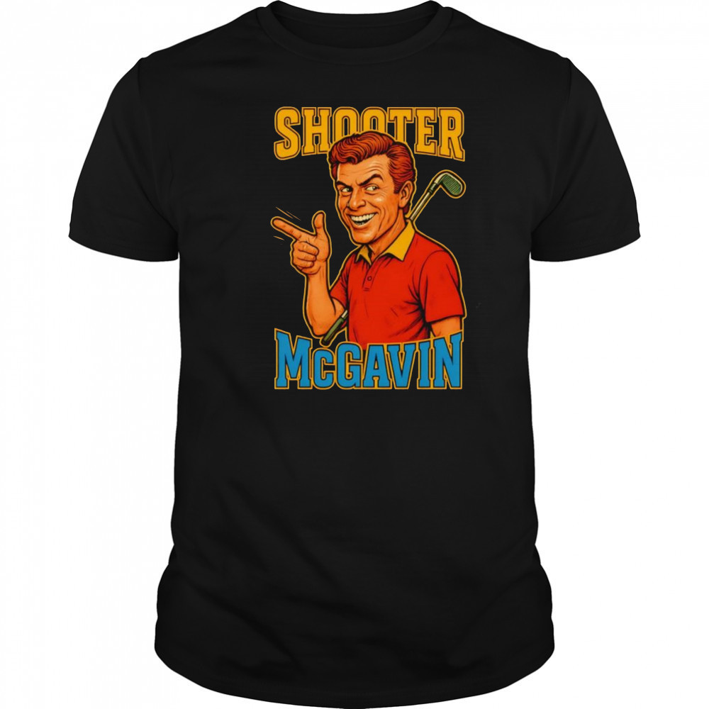Shooter McGavin caricature vintage shirt