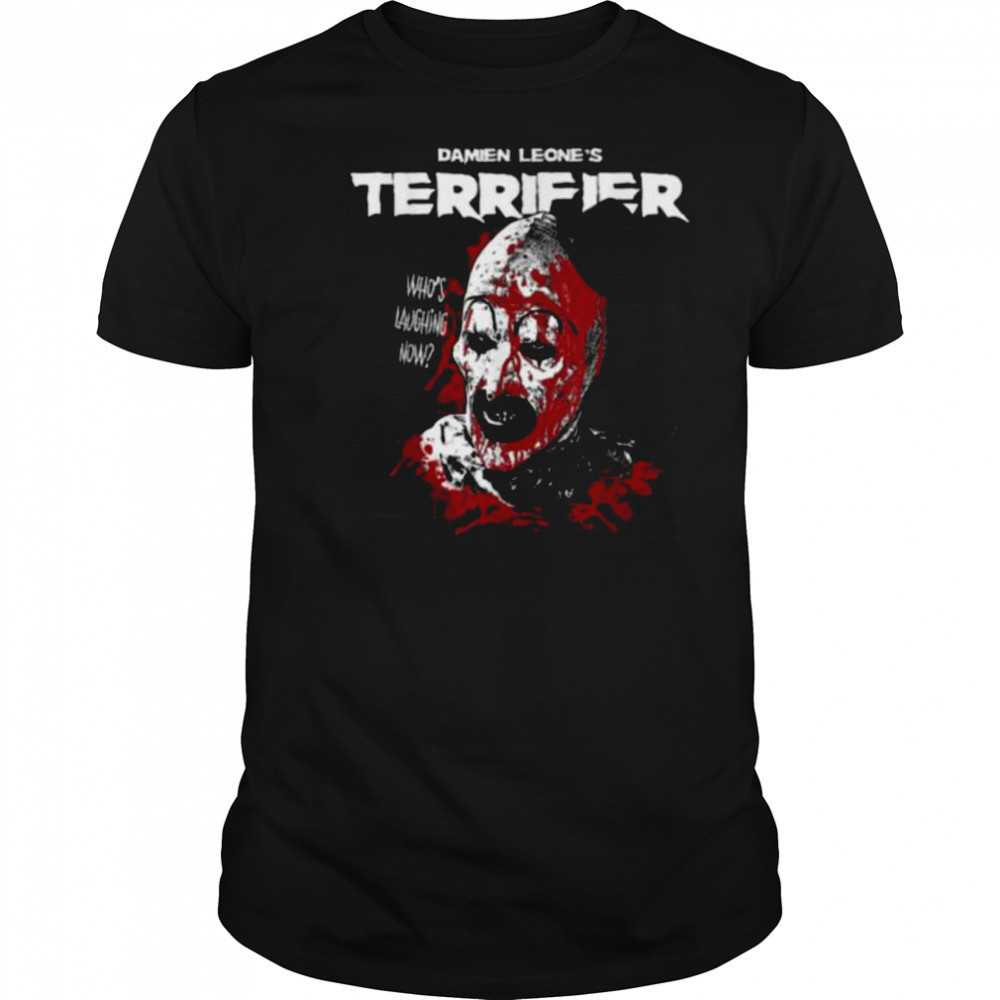 Terrifier Distressed Art the Clown Graphic Horror Movie T Shirt