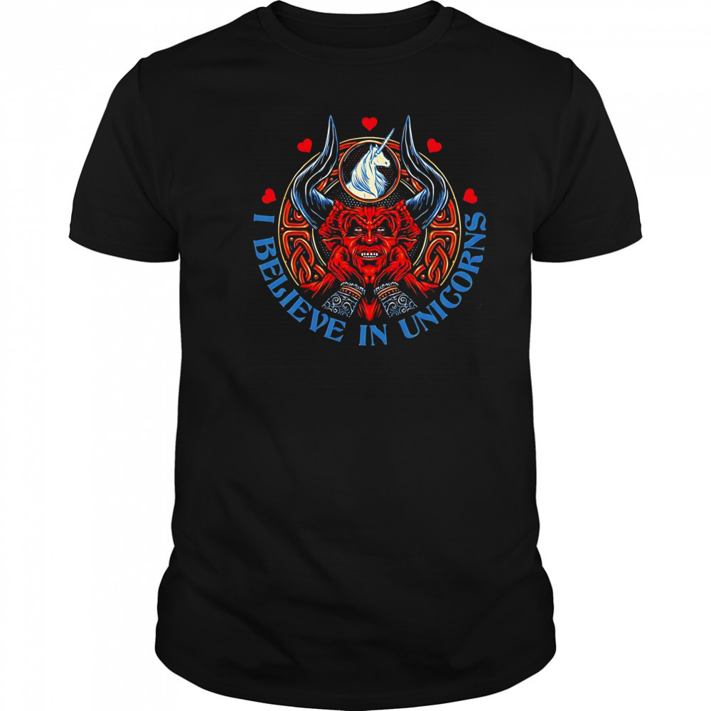The Lord of Darkness Legend I believe in unicorns shirt
