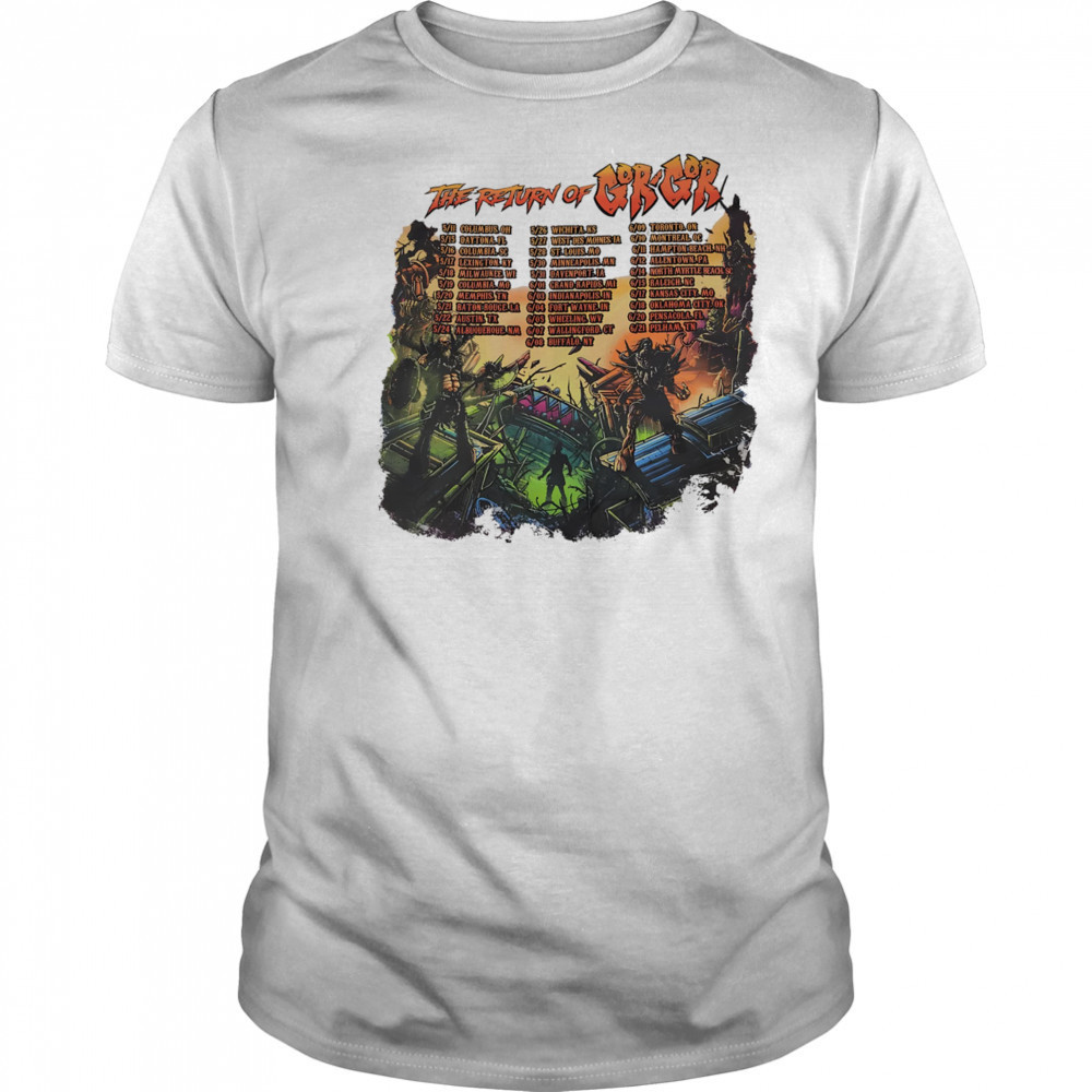 The return of Gor-gor vintage shirt