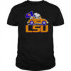 Top LSU Tigers Snoopy Go By Car T-Shirt