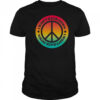 Top Tom Petty I Won’t Back Down Peace T-Shirt