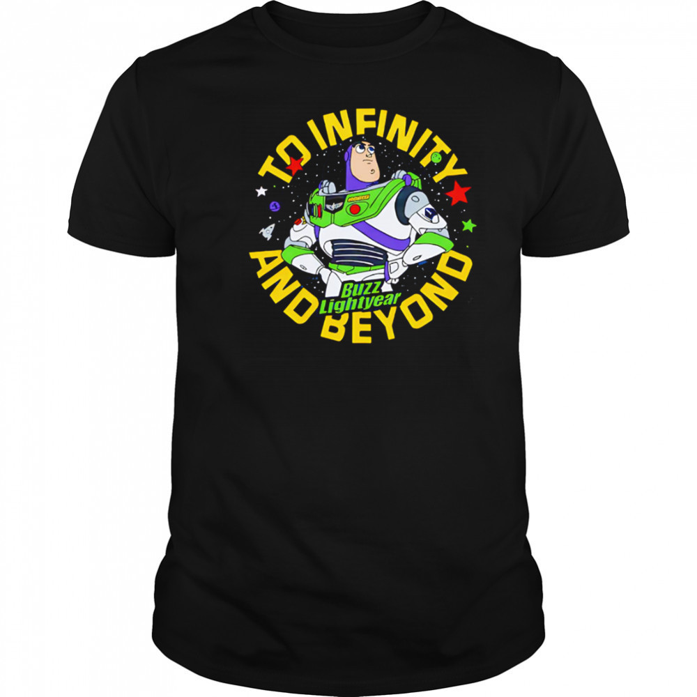 Toy Story Buzz Lightyear To Infinity And Beyond cartoon shirt