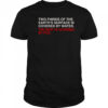 Two-Thirds Of The Earth’s Surface Is Covered By Water The Rest Is Covered By Pca T-Shirt