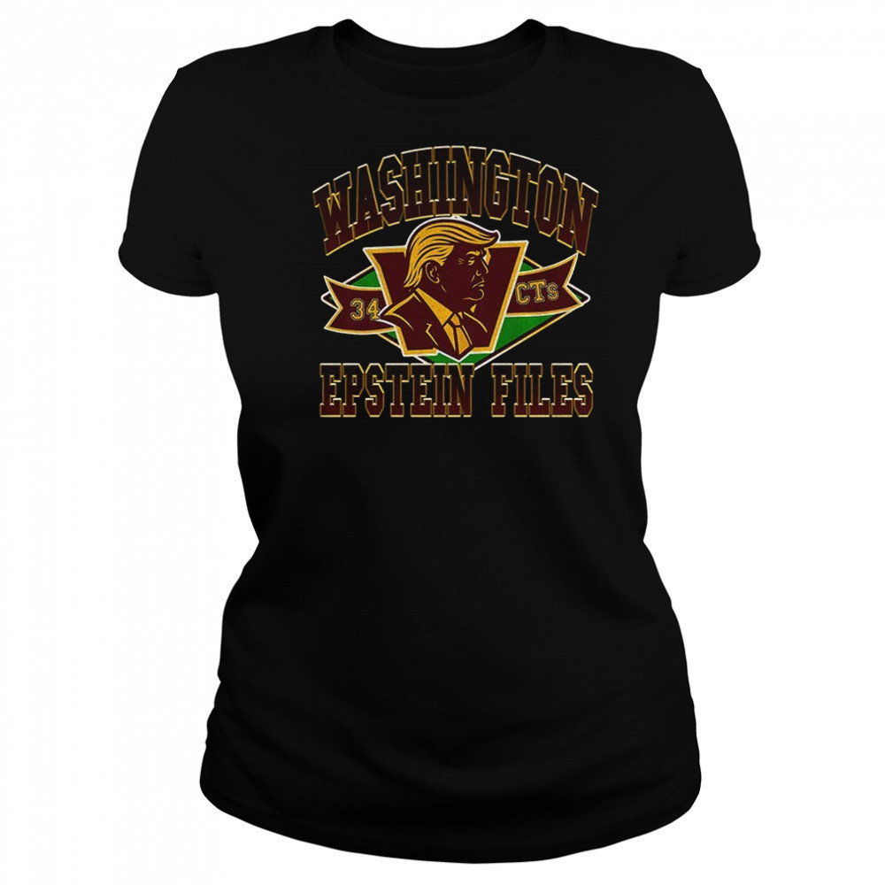 Washington Epstein Files Commanders 34 CTs shirt