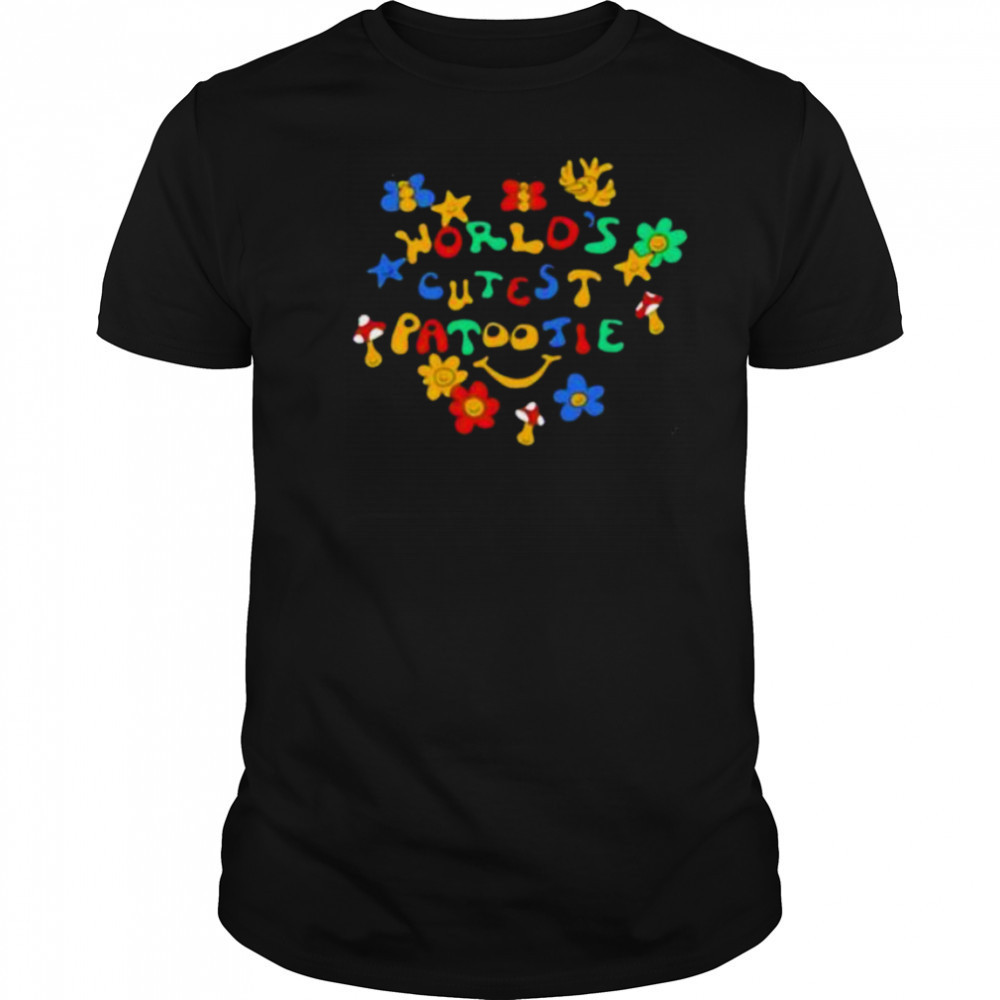 World’s cutest patootie flowers shirt