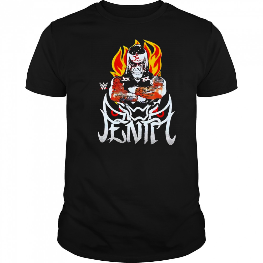 WWE Pénta flames shirt