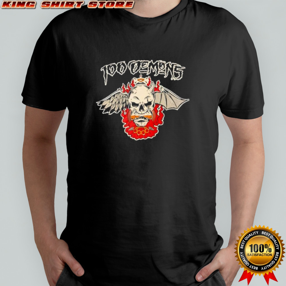 100 Demons band logo shirt