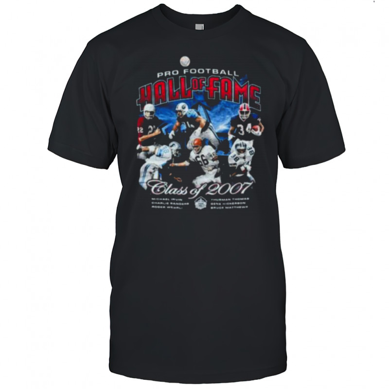2007 Pro Football Hall of Fame Navy Blue Vintage Reebok NFL Shirt