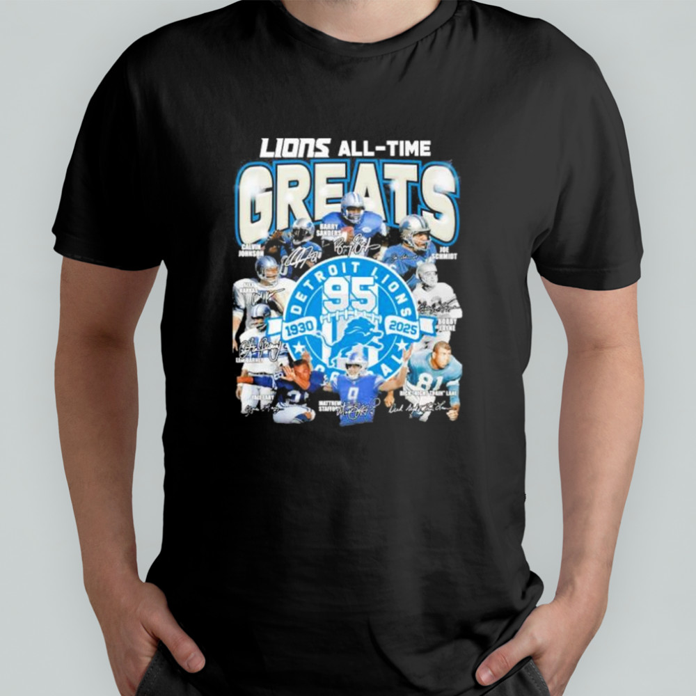 95 Years Detroit Tigers Legends All Time Greats Signature shirt