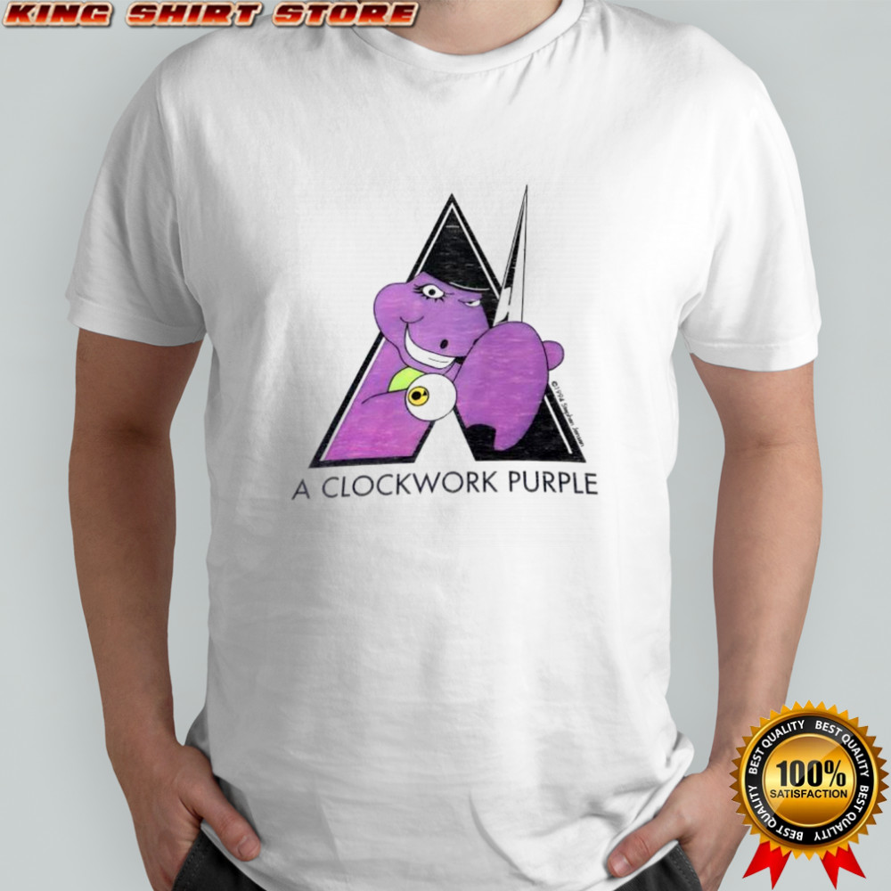 A clockwork purple shirt
