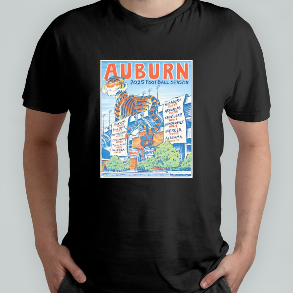Auburn Football 2025 Season shirt