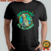 Bender save the planet kill all humans Futurama cartoon character shirt