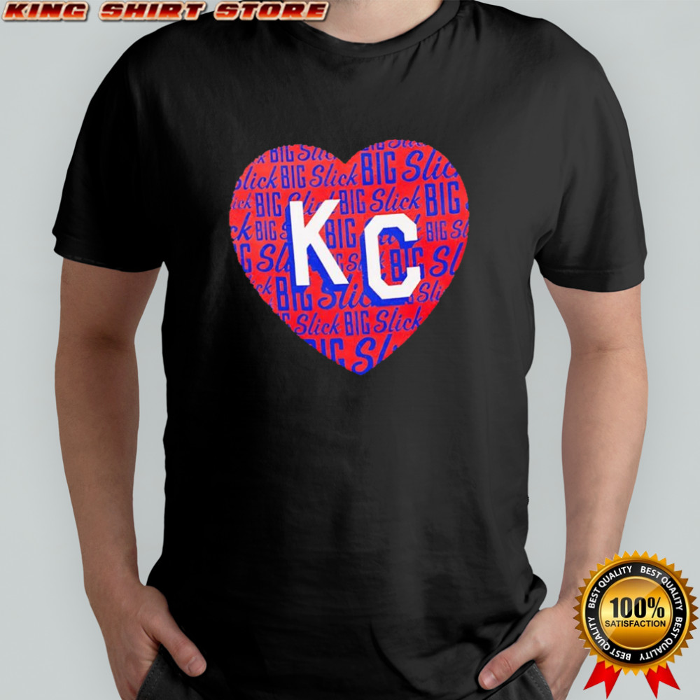 Big Slick Kansas City Chiefs 2025 heart shirt