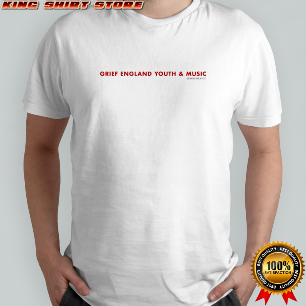 Blood Orange Grief England Youth And Music T-shirt
