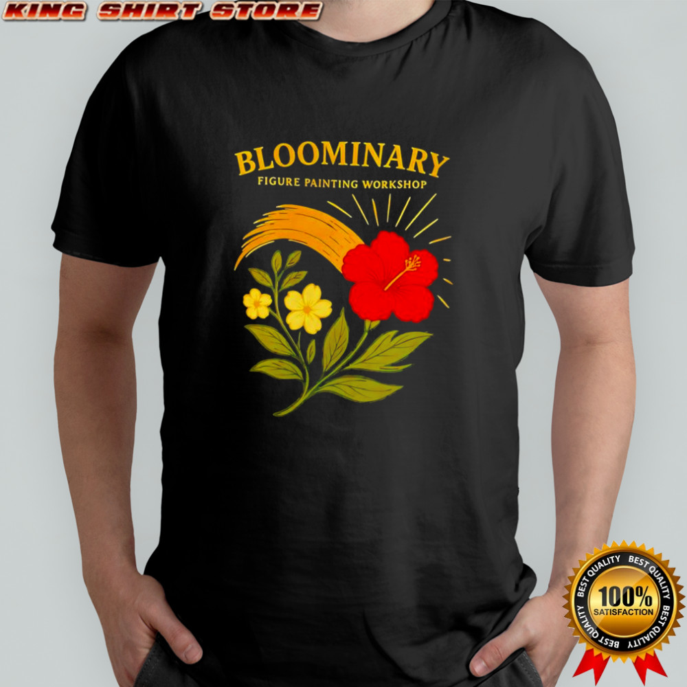Bloominary figure painting workshop shirt